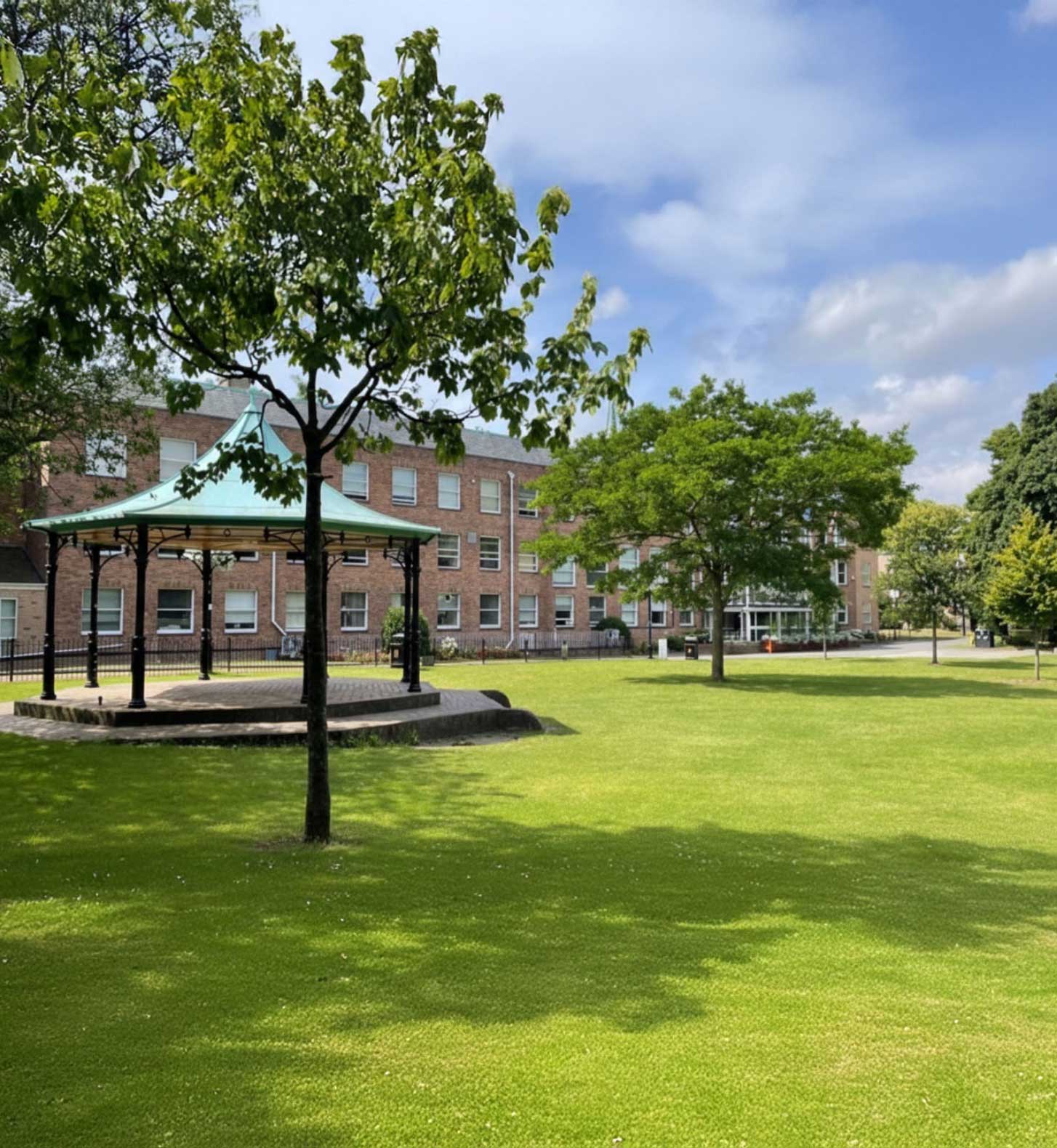 Wrexham Register Office and Guildhall grounds